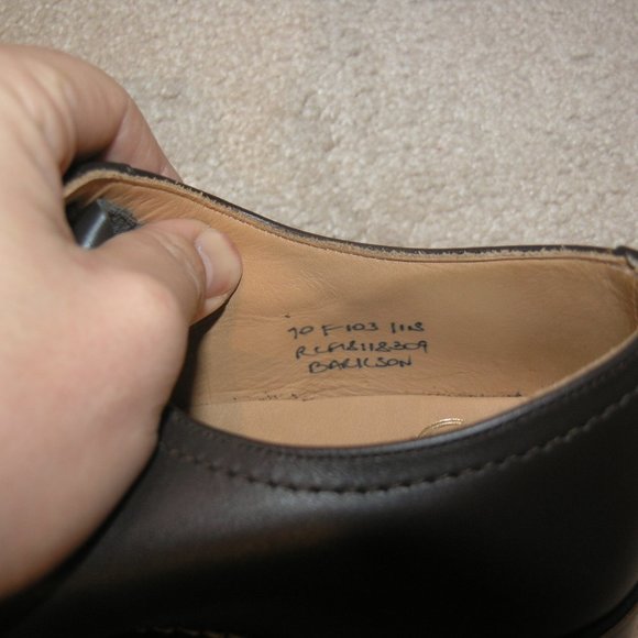 Churchs Barkson Brown Calf Leather Derbys 8 F NWB main image 4